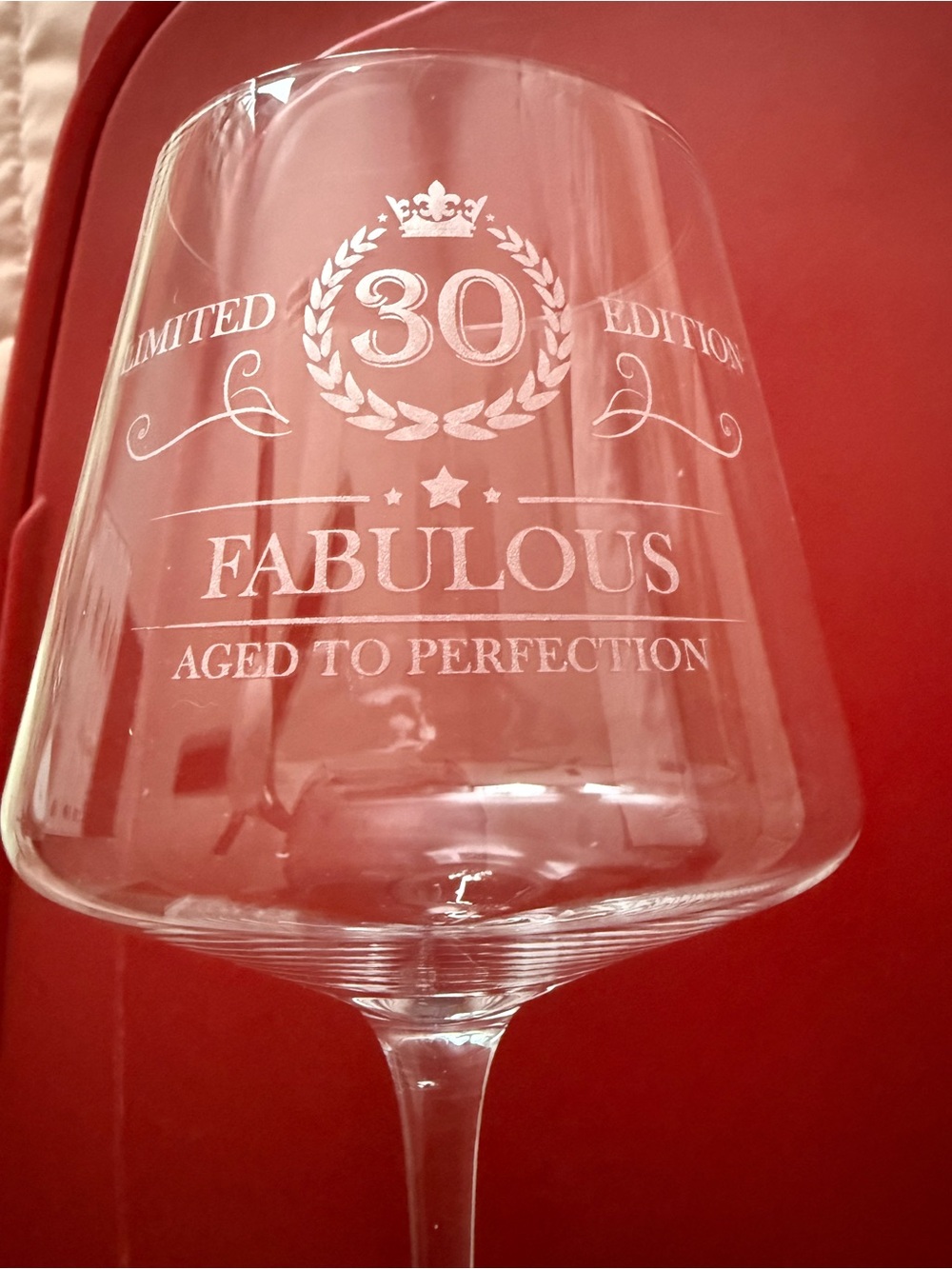 Fabulous 30th Birthday lot Wine Glasses, Sash, Tiara, etc